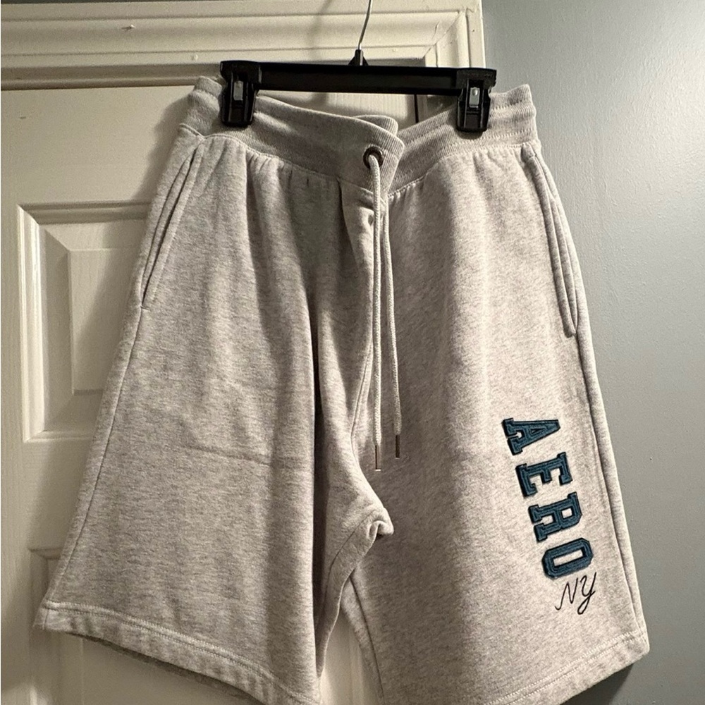 Aeropostale Light Gray Athletic Shorts
